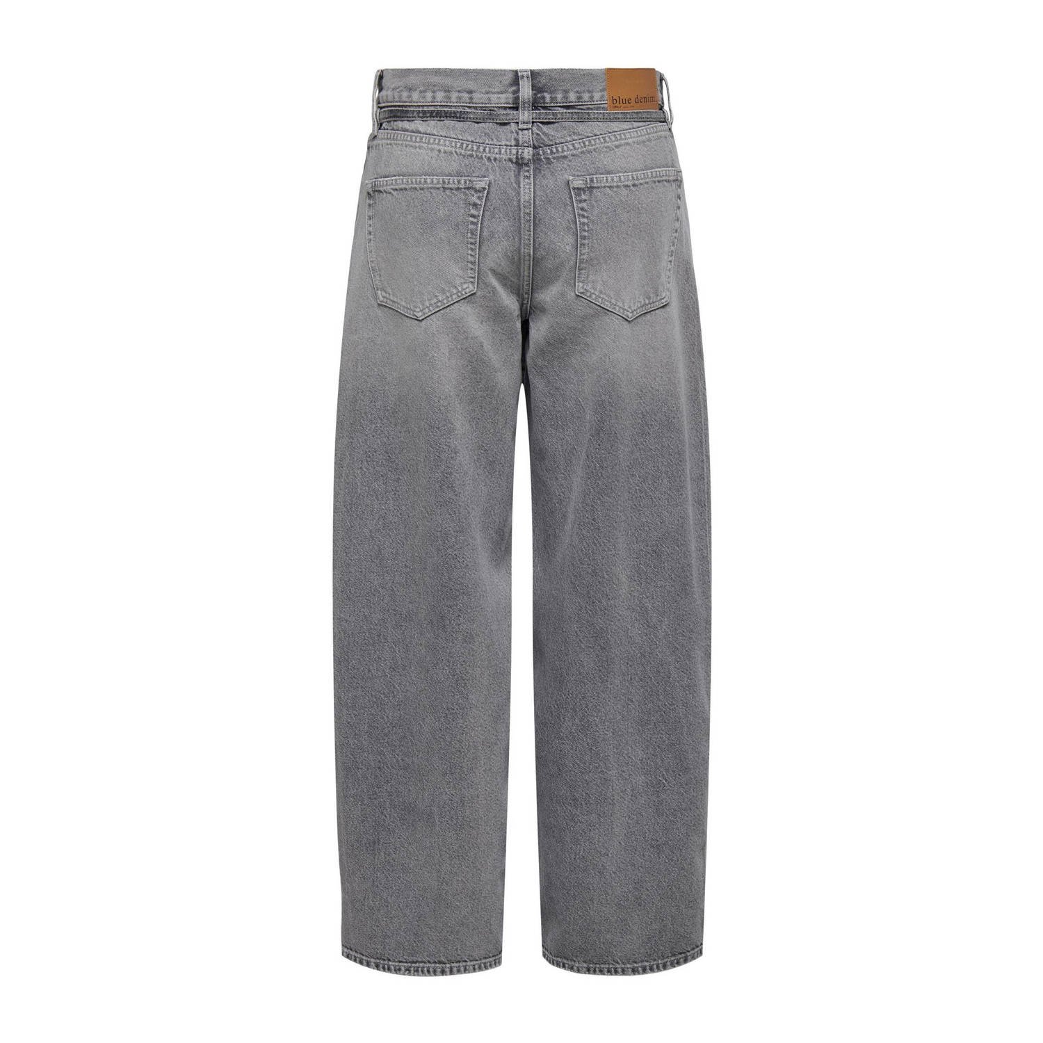 ONLY wide leg jeans ONLGIANNA grijs
