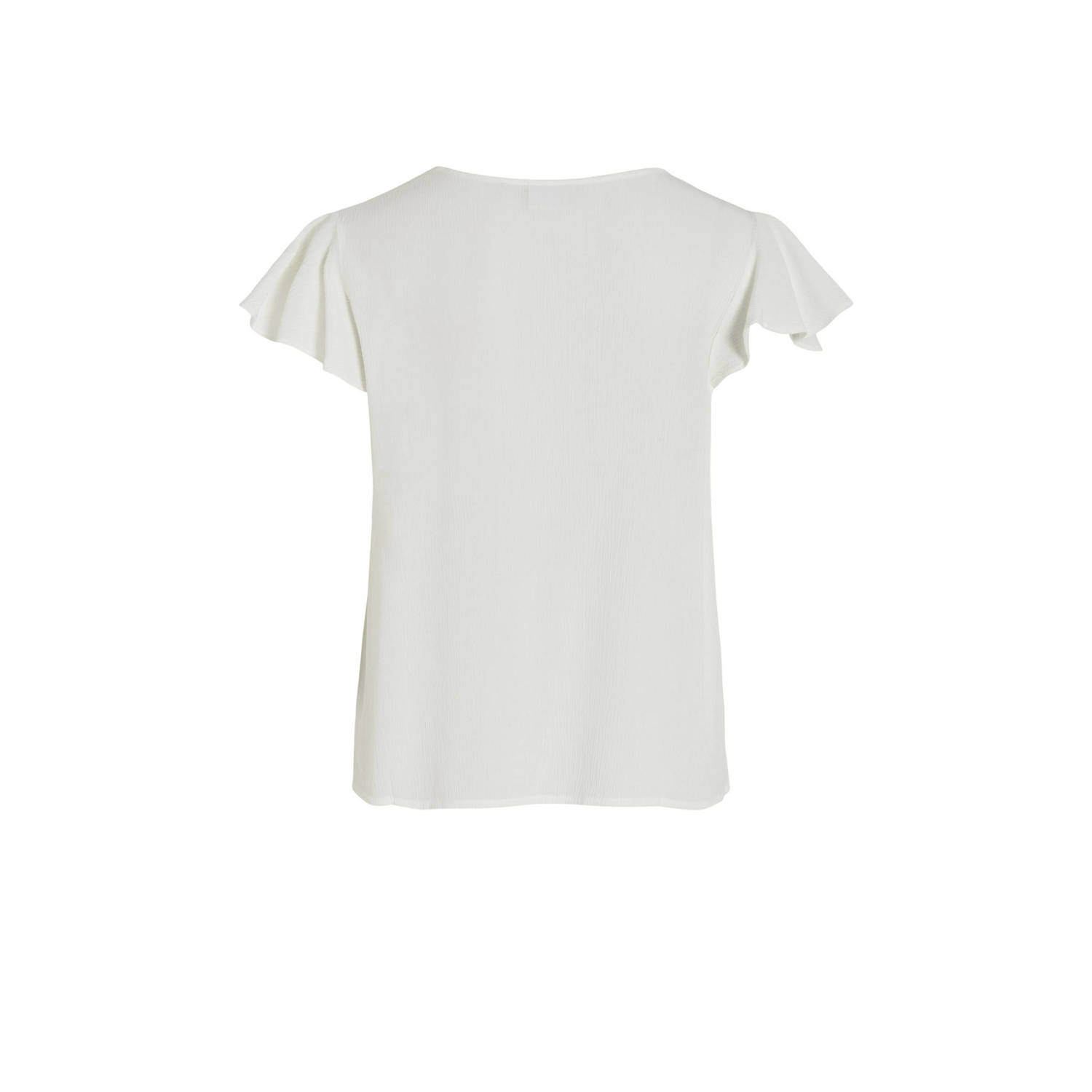 VILA T-shirt VIMESA wit