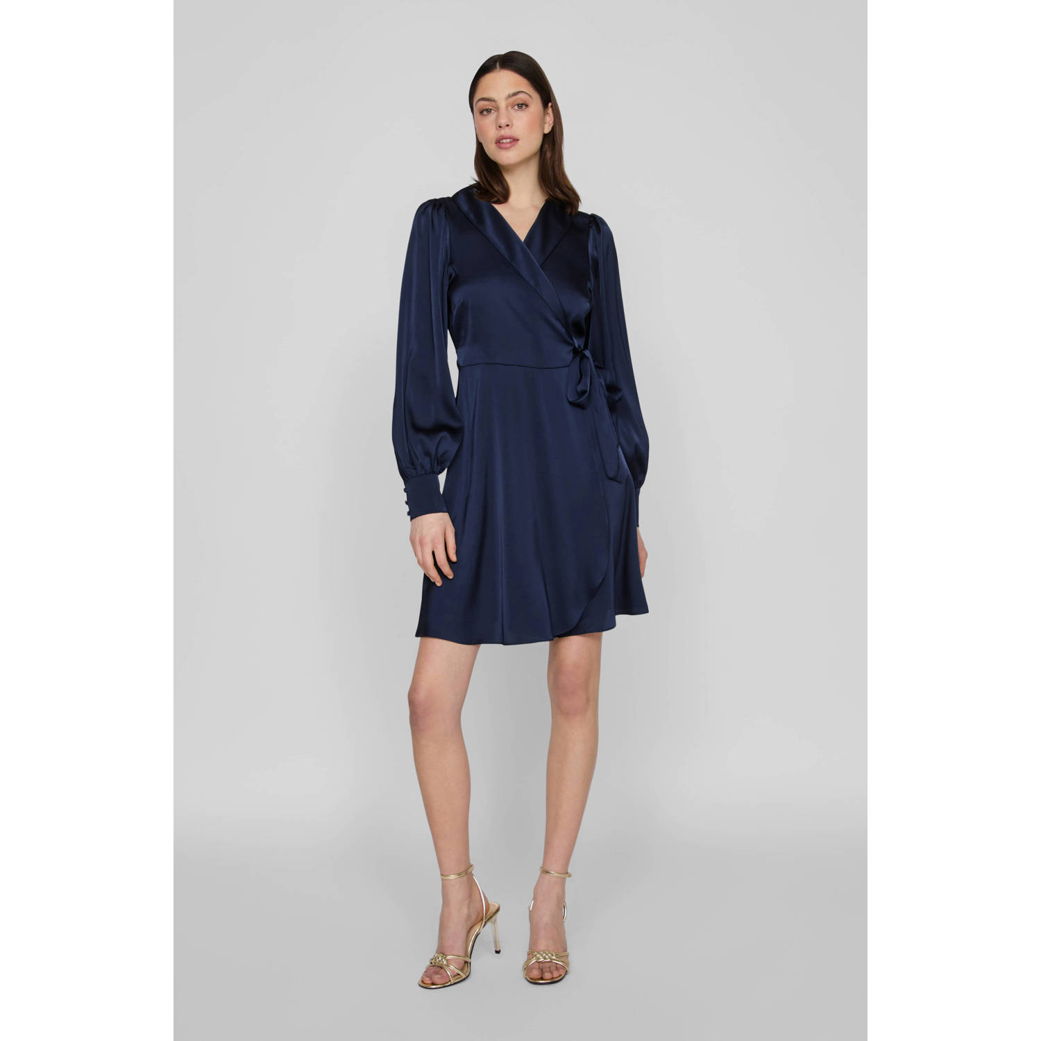 VILA jurk VIENNA donkerblauw