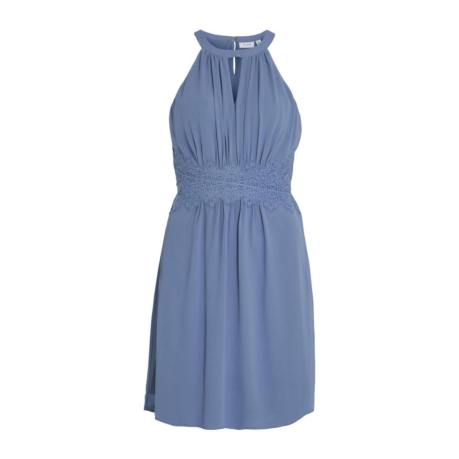 VILA A-lijn jurk VIMILINA blauw