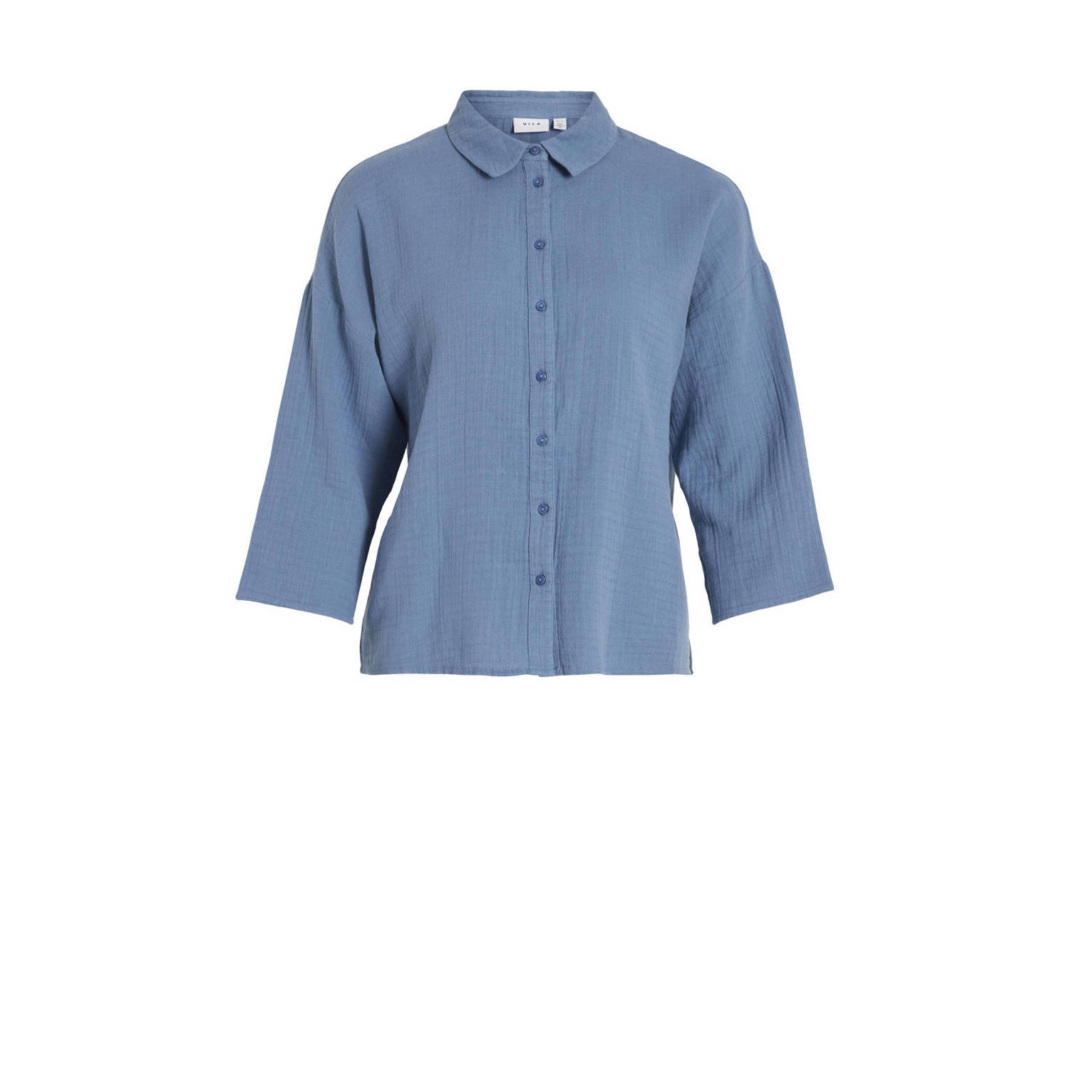 VILA blouse NIA blauw