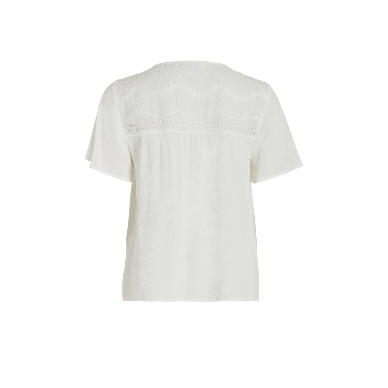 VILA top VIMESA creme