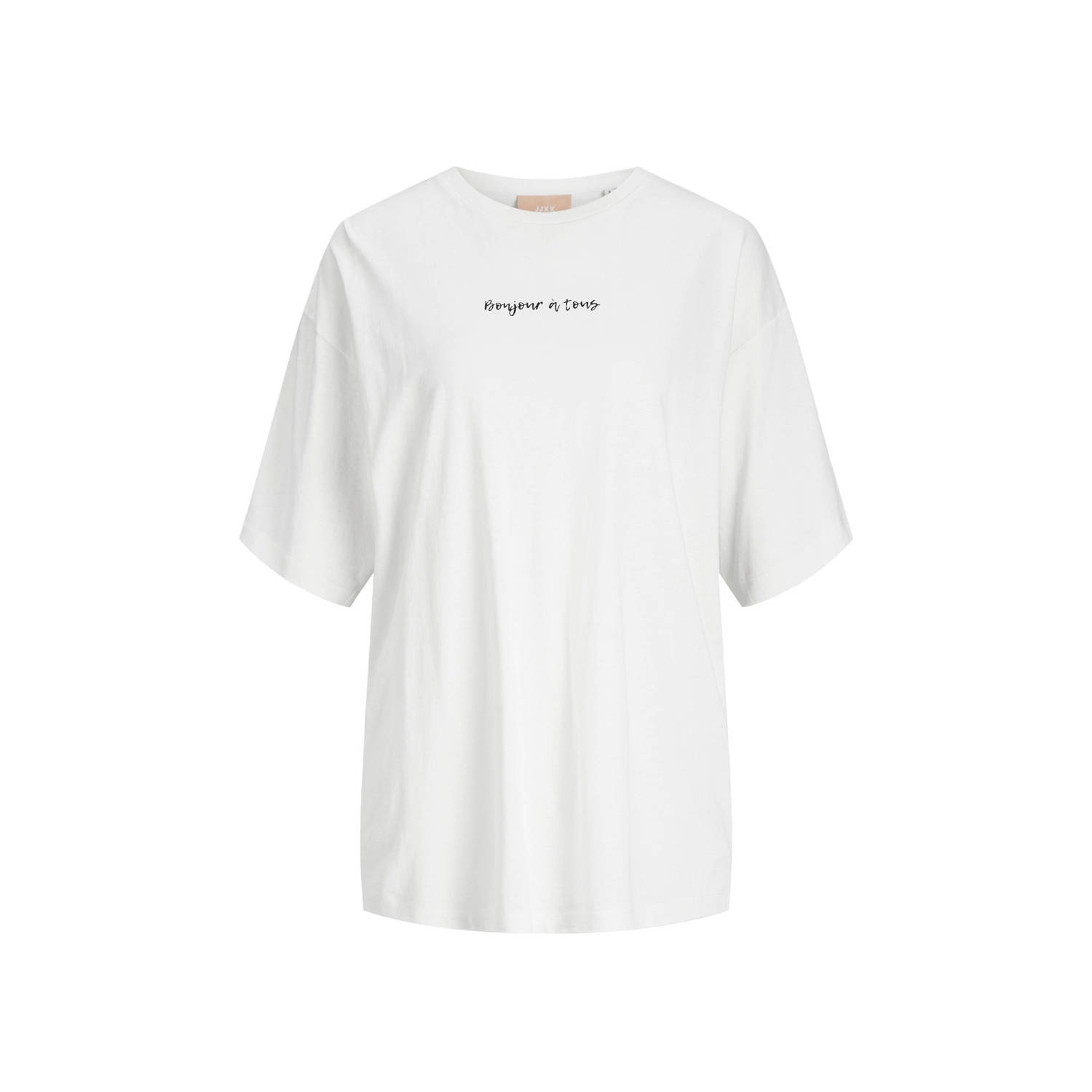 JJXX T-shirt JXEMBERY met printopdruk wit