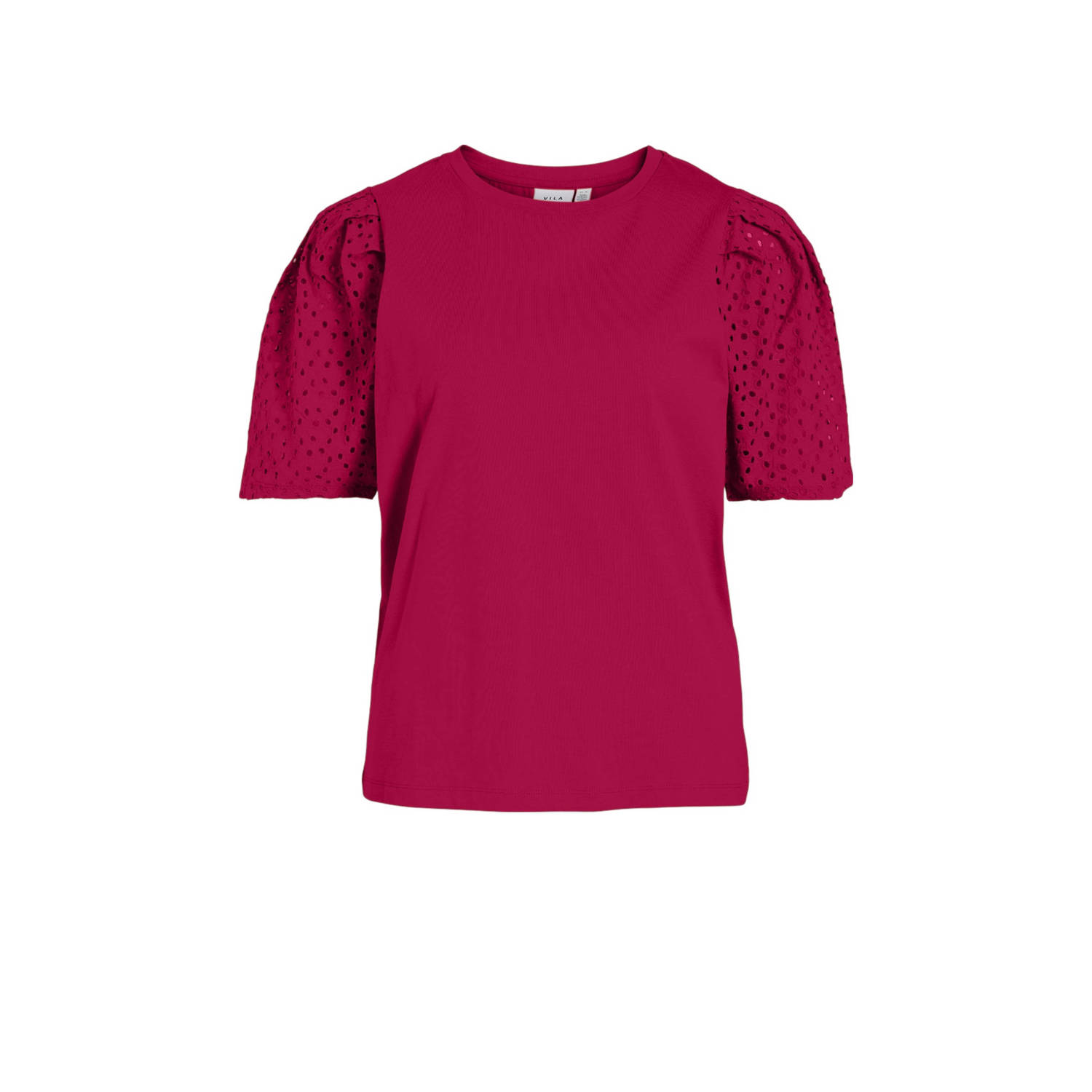 VILA T-shirt VIMERRY roze