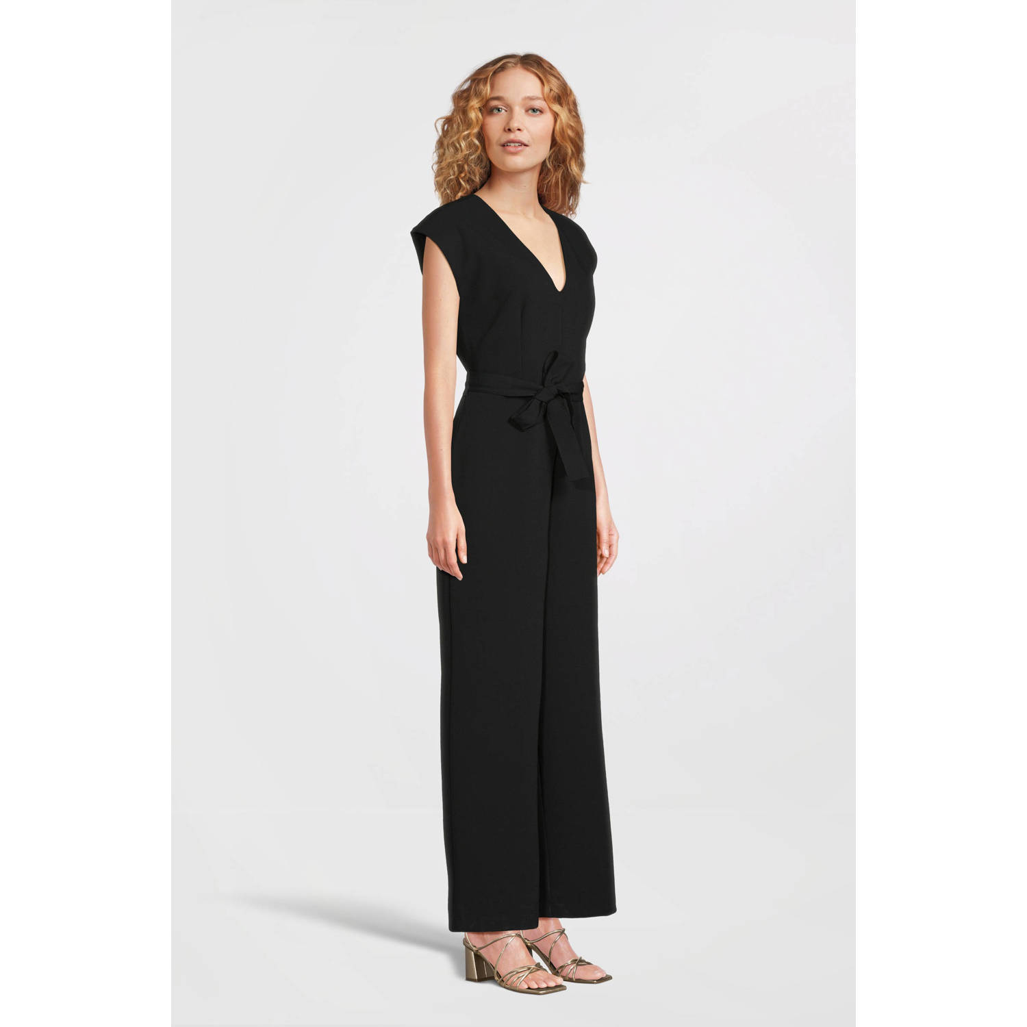 VILA jumpsuit VISIVIA zwart