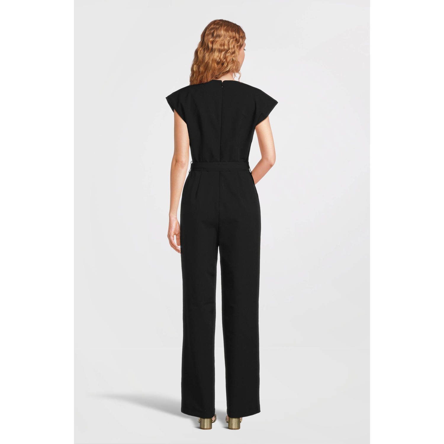 VILA jumpsuit VISIVIA zwart