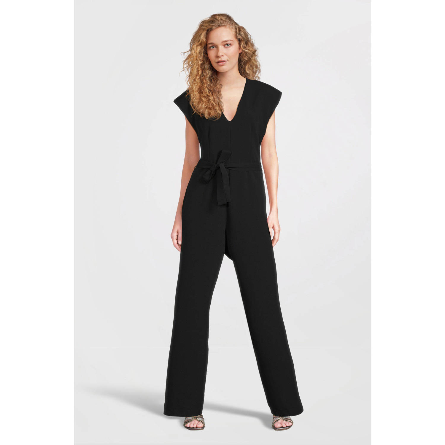 VILA jumpsuit VISIVIA zwart