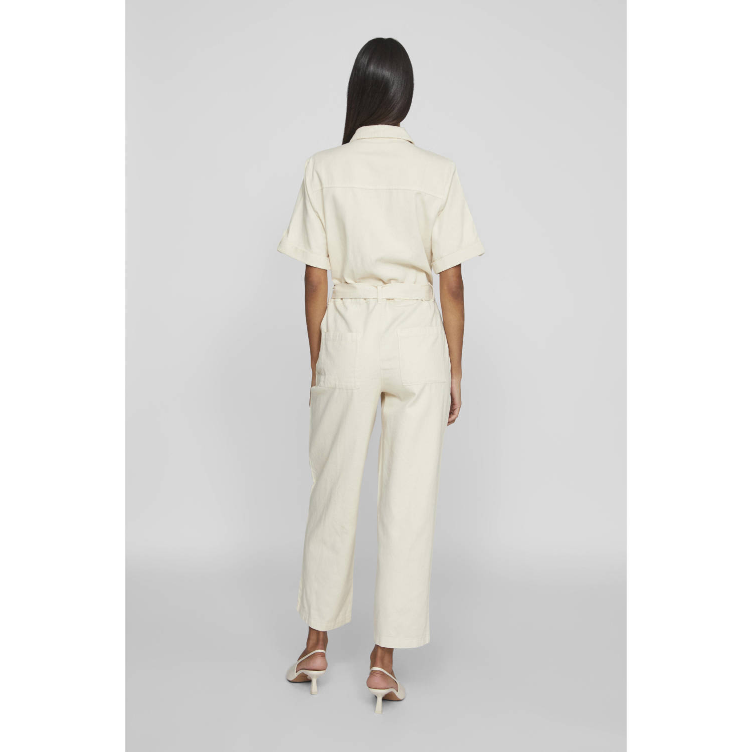 VILA jumpsuit VITILO creme