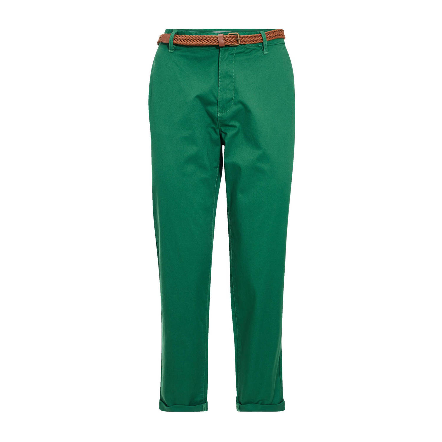 Cache cropped regular fit chino groen