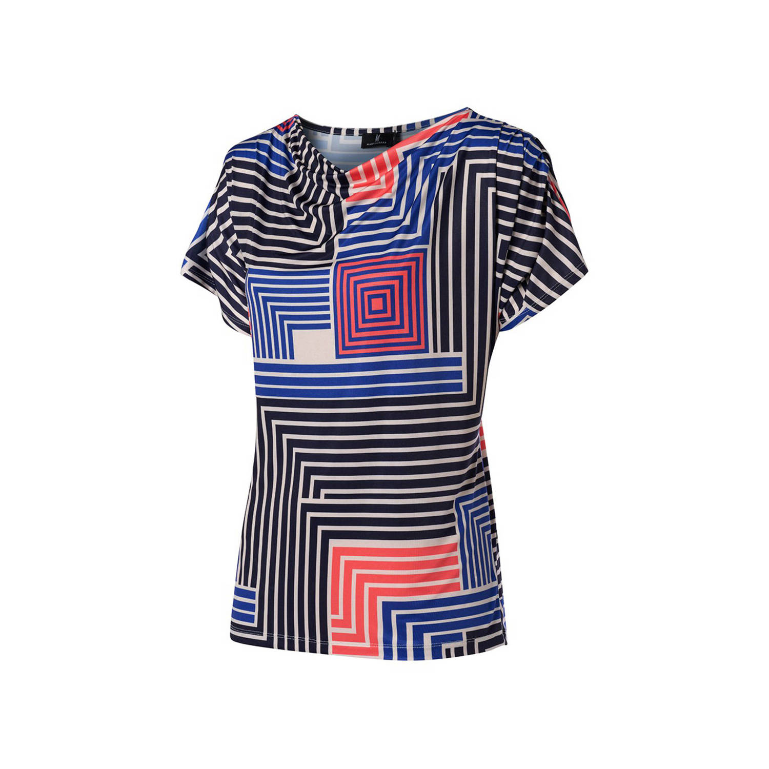 Mart Visser jersey top Ines met all over print multi