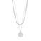 PILGRIM silver plated ketting Nomad (set van 2)