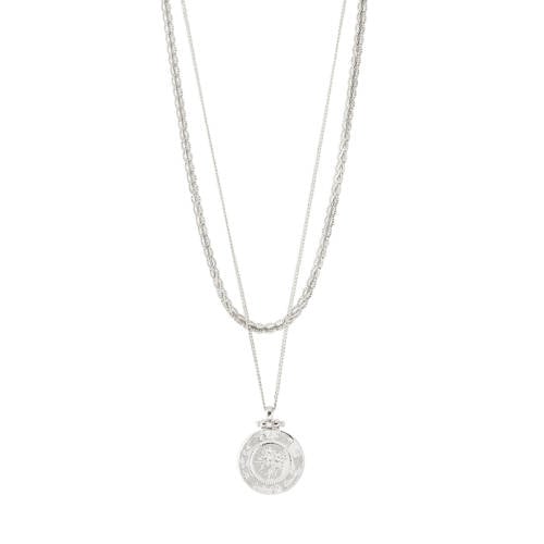 PILGRIM silver plated ketting Nomad - set van 2 afbeelding