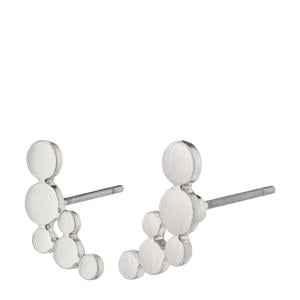 silver plated oorbellen Leah