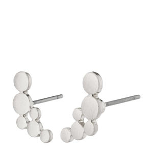 silver plated oorbellen Leah