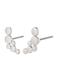 PILGRIM silver plated oorbellen Leah