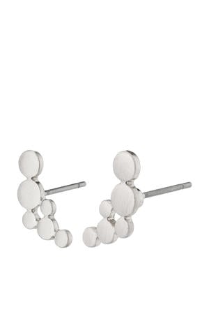 silver plated oorbellen Leah