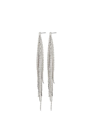 silver plated oorbellen Carmen