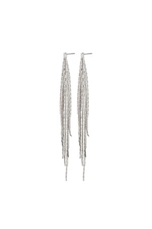 silver plated oorbellen Carmen