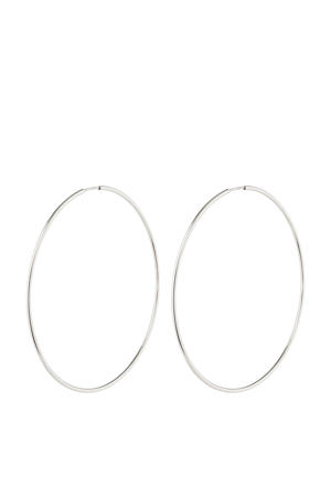 silver plated oorbellen Sanne X-Large