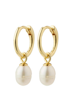 gold plated oorbellen Berthe