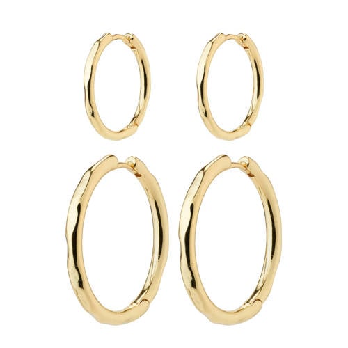 PILGRIM gold plated oorbellen Eve - set van 2 afbeelding