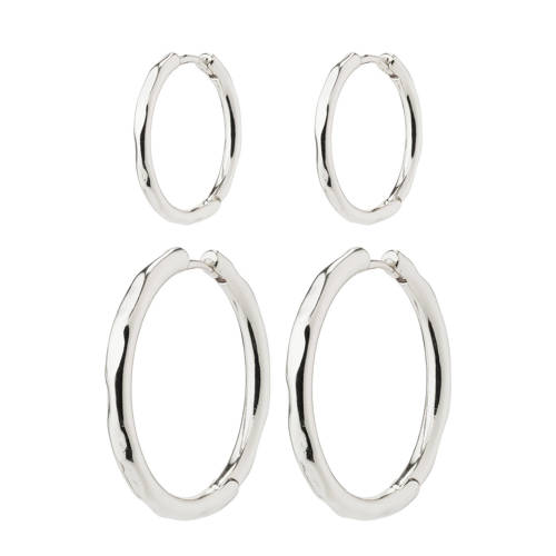 PILGRIM silver plated oorbellen Eve - set van 2 afbeelding