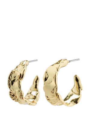 gold plated oorbellen Elara