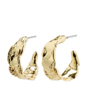 gold plated oorbellen Elara