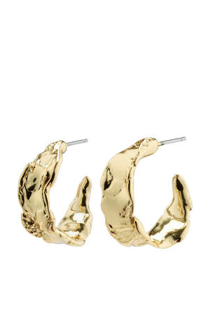 gold plated oorbellen Elara