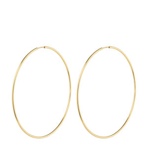 gold plated oorbellen Sanne X-Large