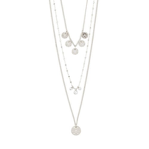 PILGRIM silver plated ketting Carol afbeelding