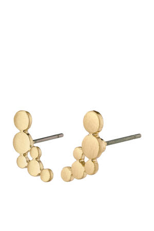 gold plated oorbellen Leah