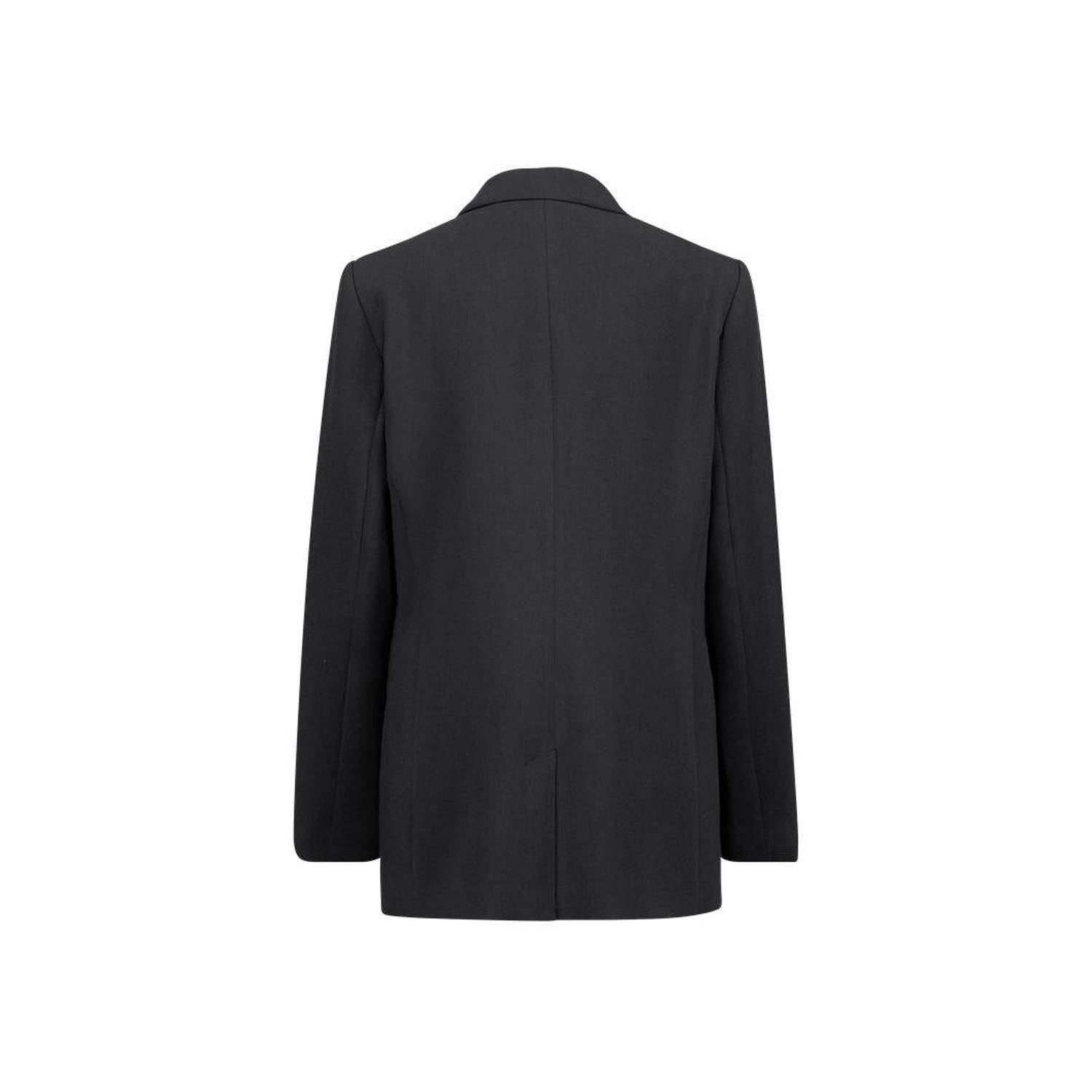 Expresso rechtvallende blazer zwart