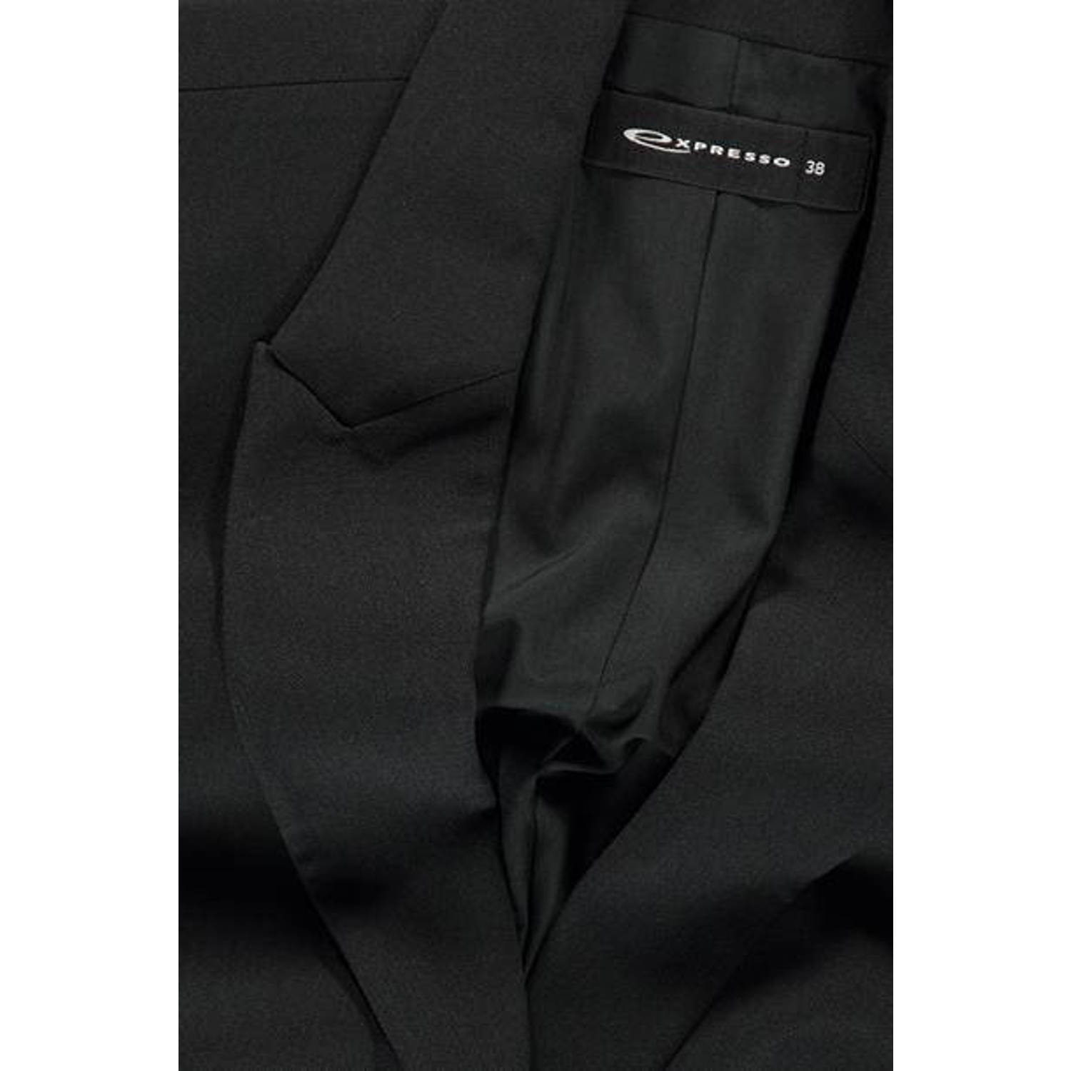 Expresso getailleerde blazer zwart
