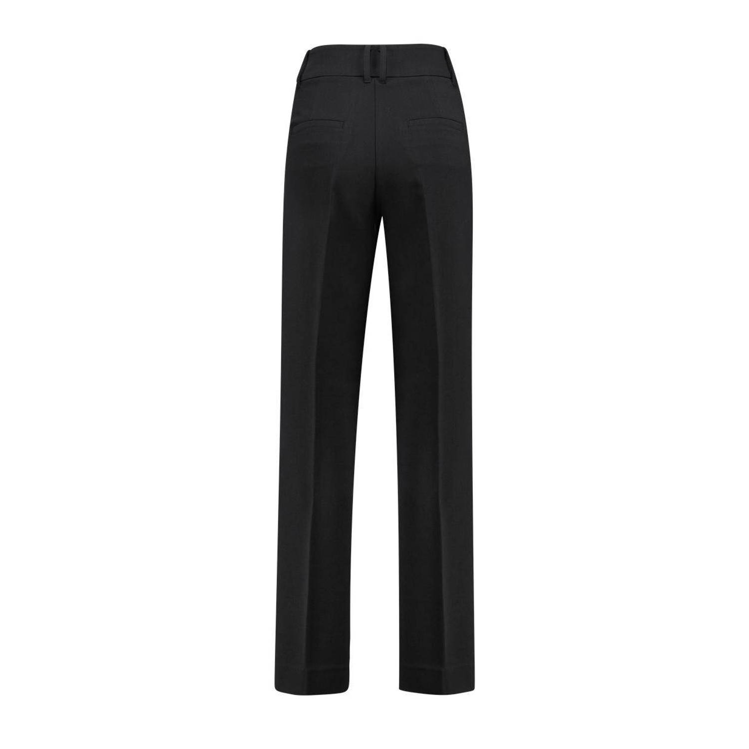 Expresso wide leg pantalon zwart