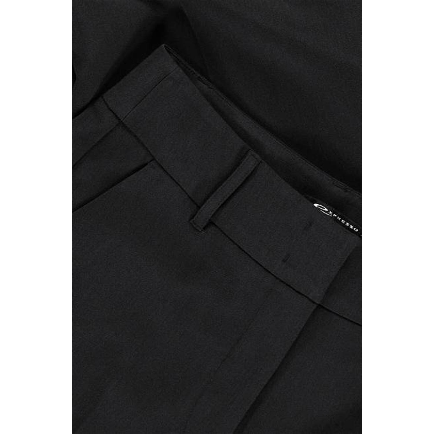 Expresso wide leg pantalon zwart