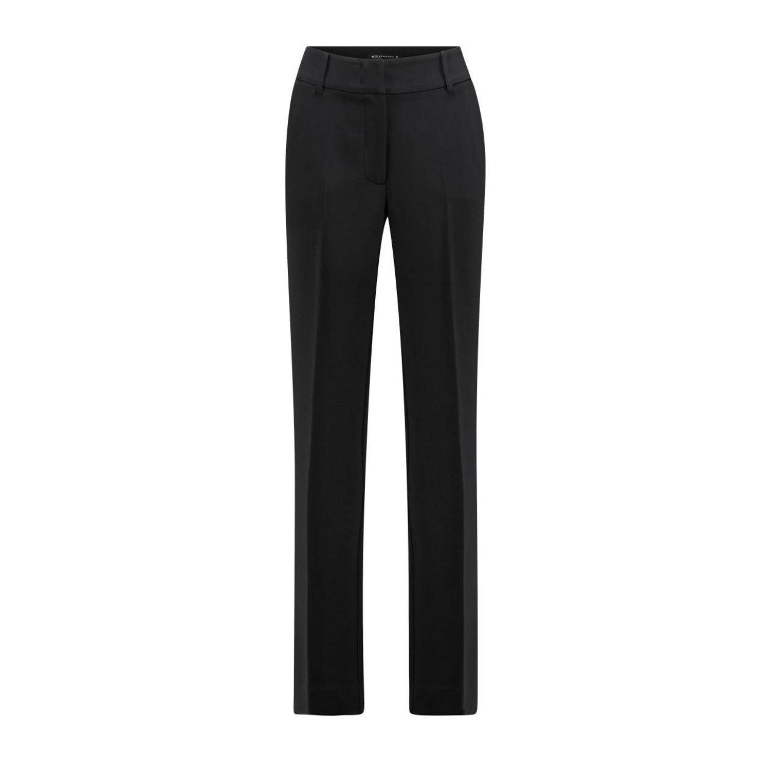 Expresso wide leg pantalon zwart