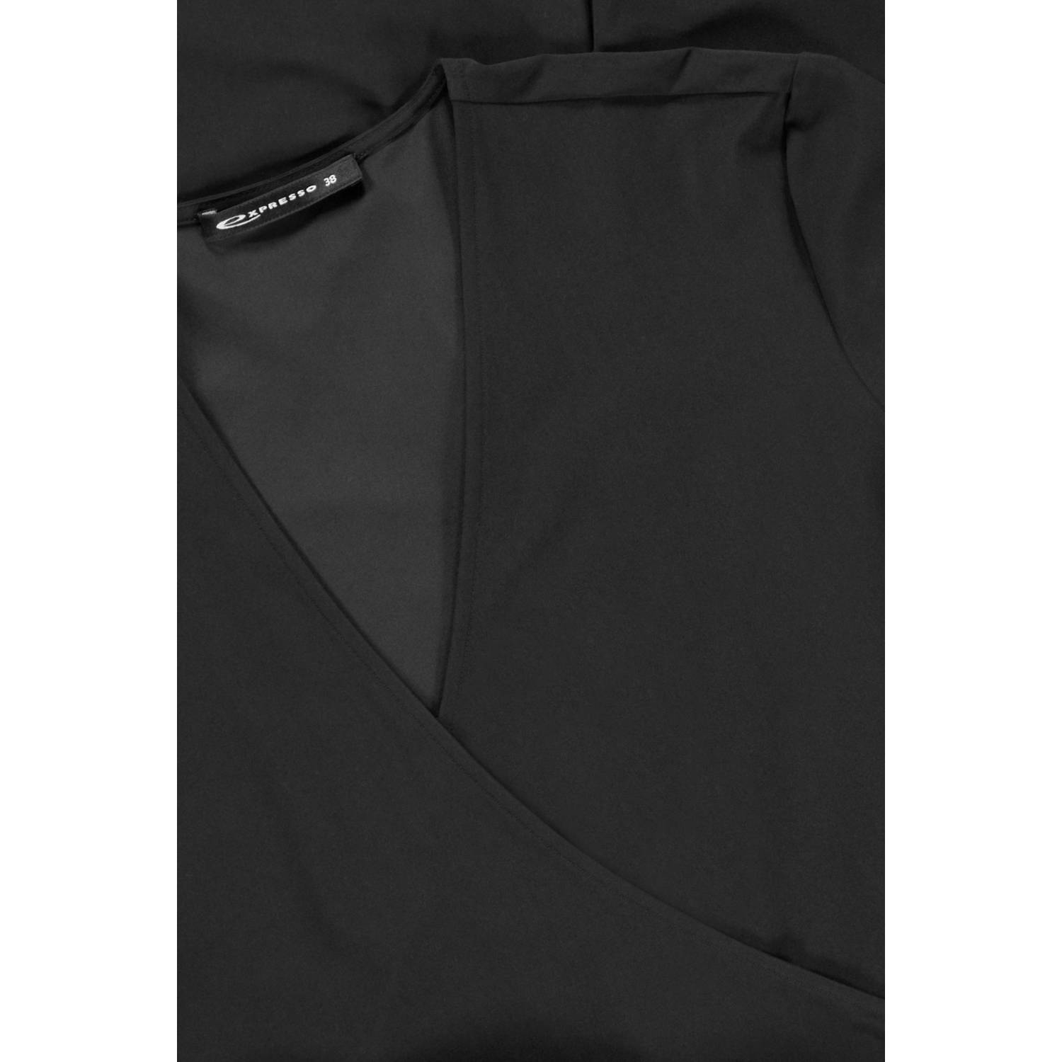 Expresso jumpsuit travelstof zwart