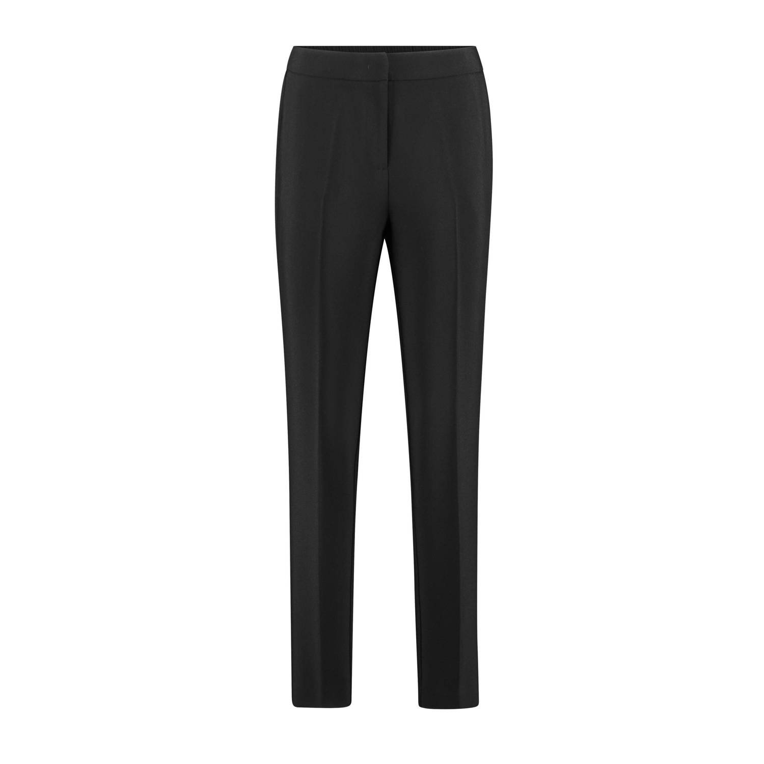 Expresso slim fit pantalon zwart