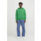 JACK & JONES ESSENTIALS hoodie JJESTAR met printopdruk groen