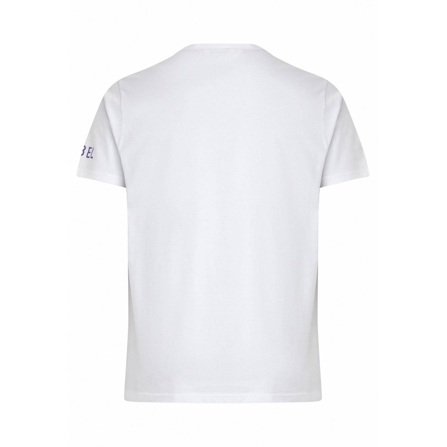 Redefined Rebel T-shirt RRRonan met printopdruk wit