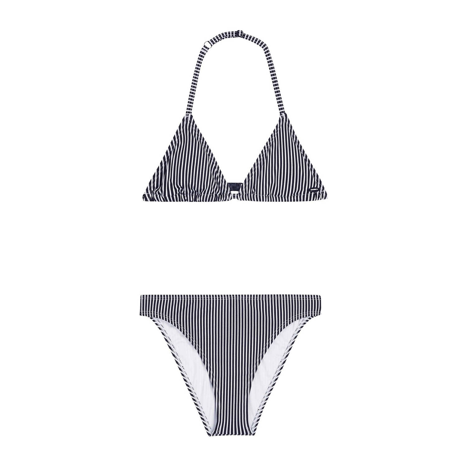 O'Neill triangel bikini Essentials zwart wit Meisjes Gerecycled polyester 116