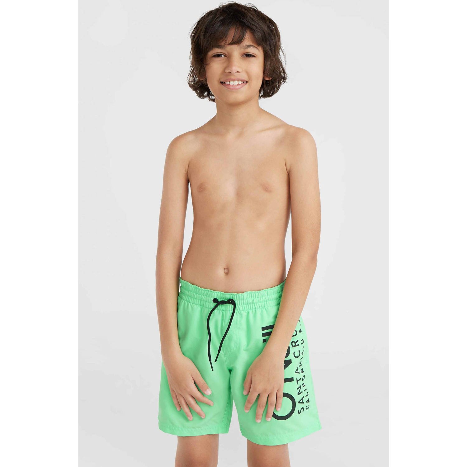 O'Neill zwemshort Cali neon groen Jongens Polyester Logo 128