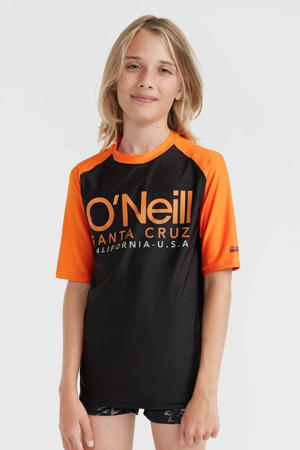 UV T-shirt Cali zwart/oranje