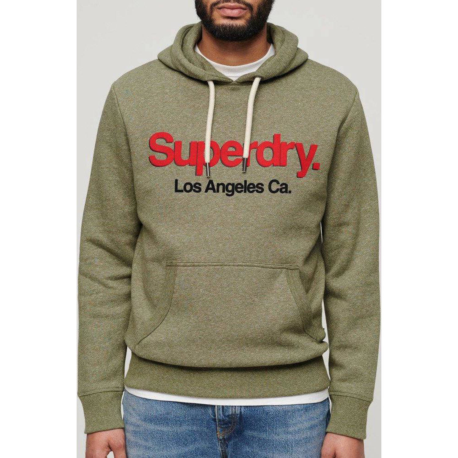 Superdry gemêleerde hoodie groen