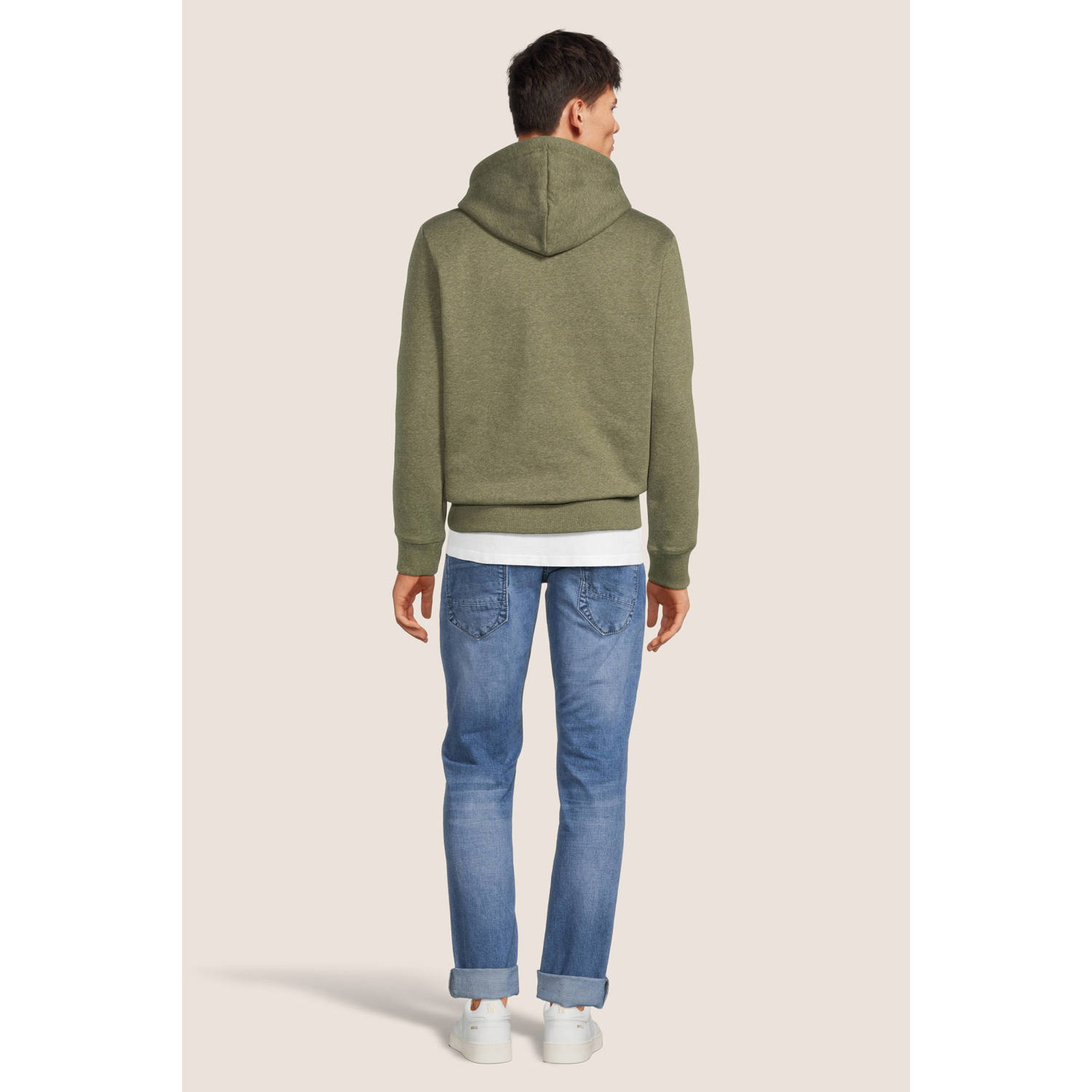 Superdry gemêleerde hoodie groen