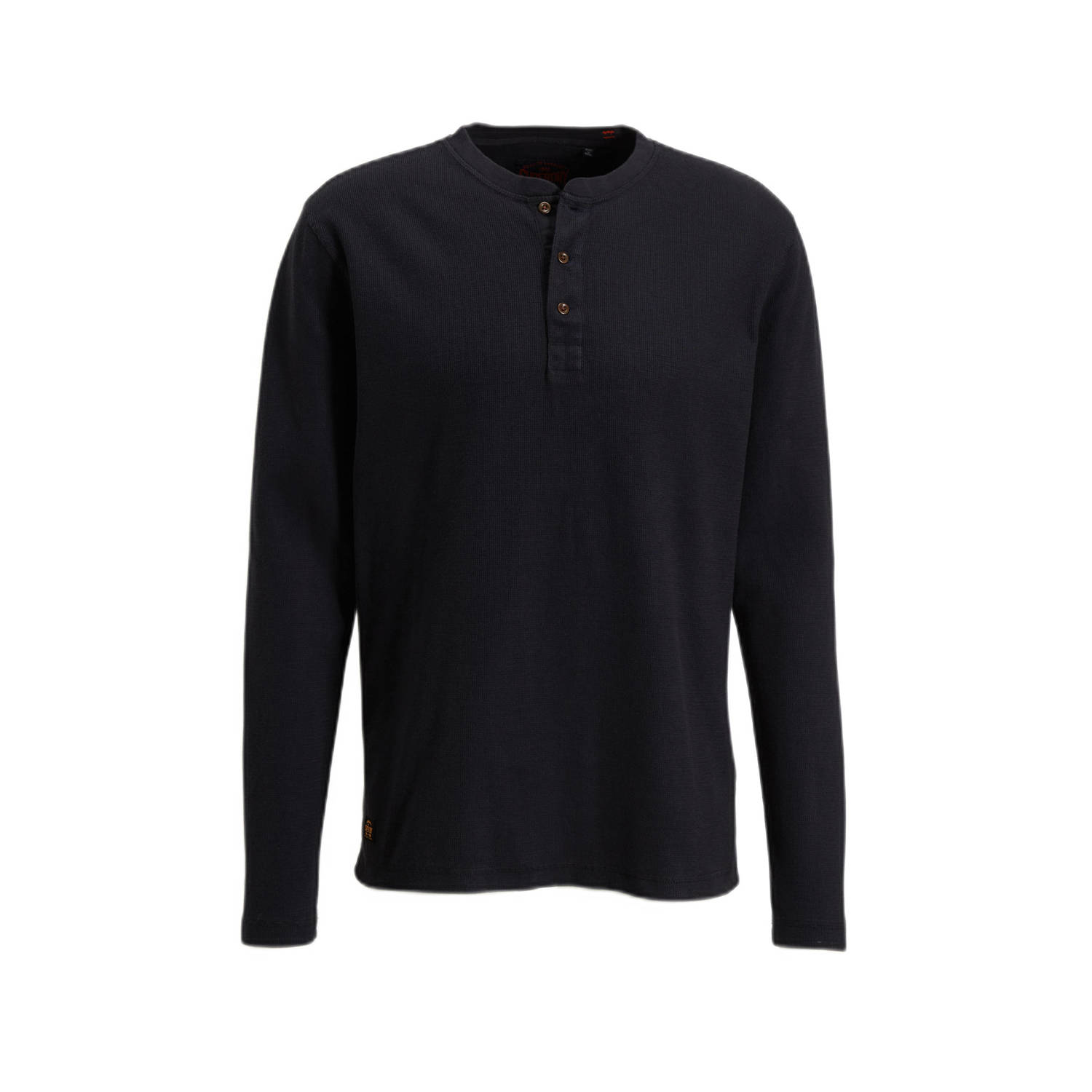 Superdry Shirt met lange mouwen en serafinohals