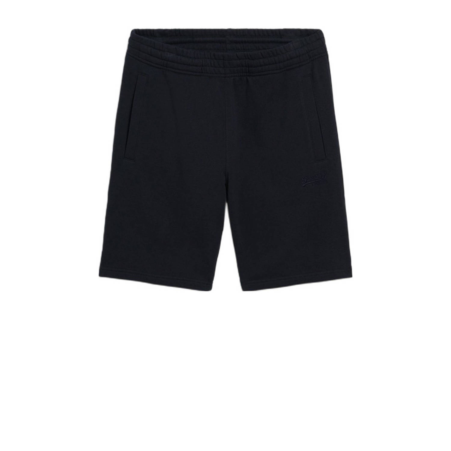 Superdry regular fit short donkerblauw