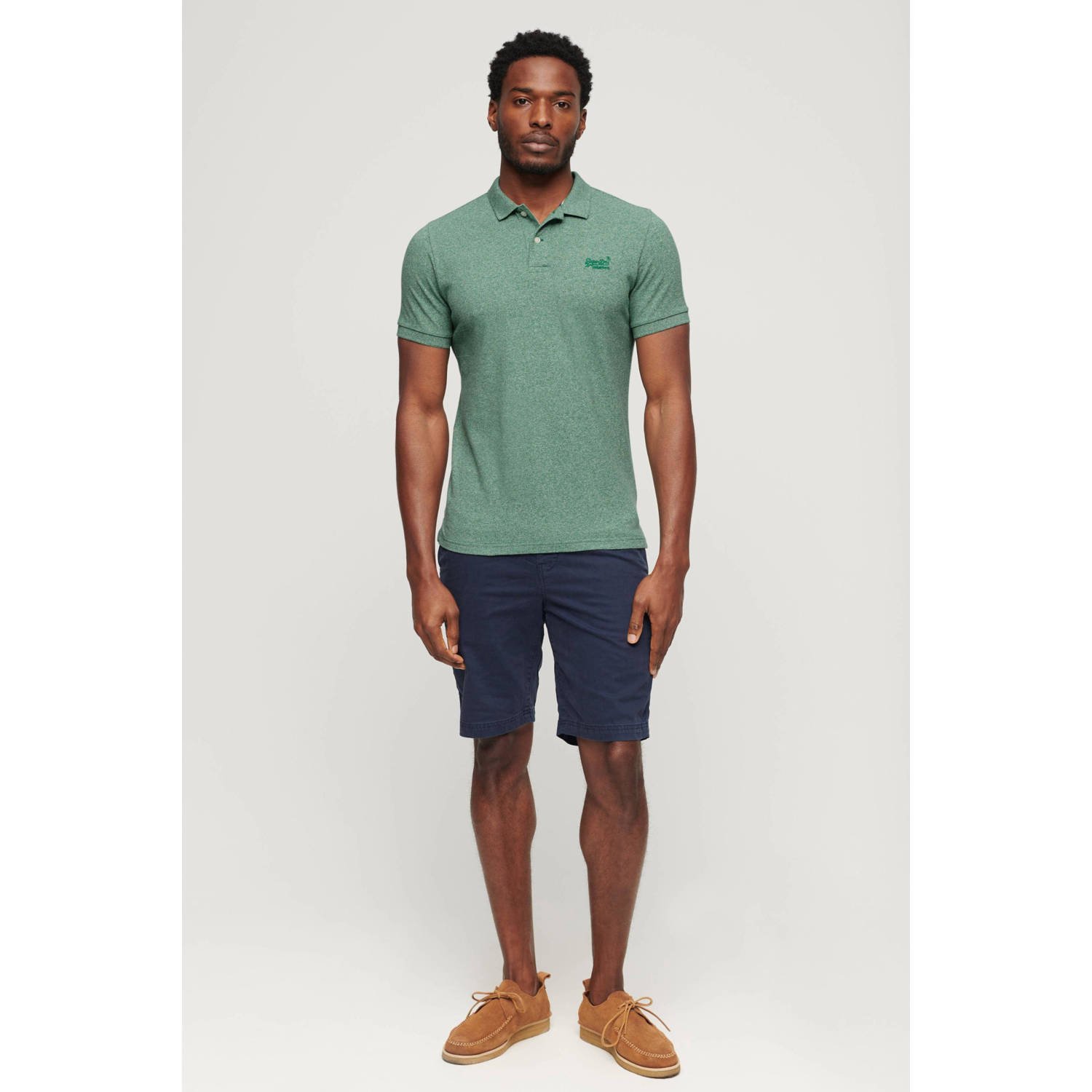 Superdry regular fit polo Classic Pique met logo 5ee