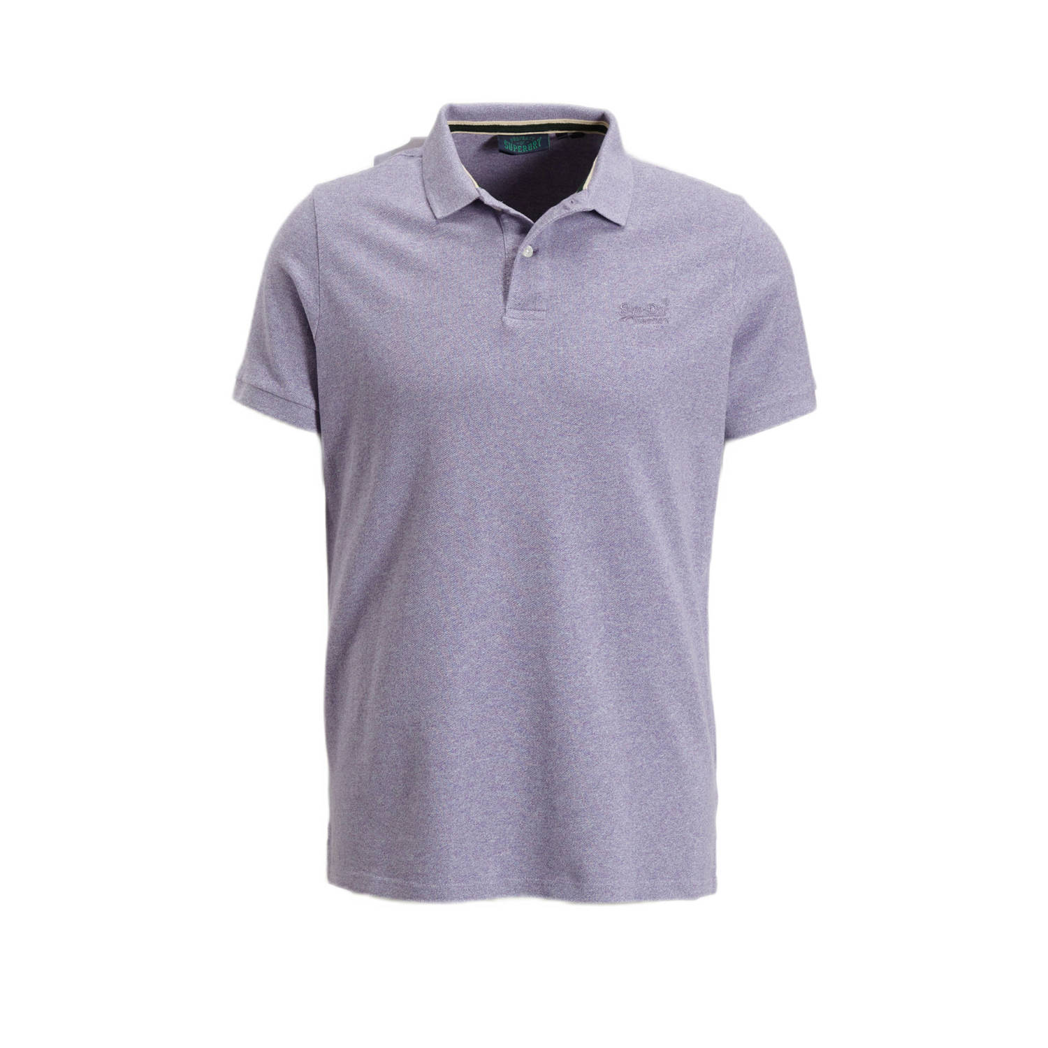 Superdry Paarse poloshirt met korte mouwen Purple Heren